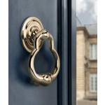 Brass Door Knocker in Vintage Style Reguitti Helios