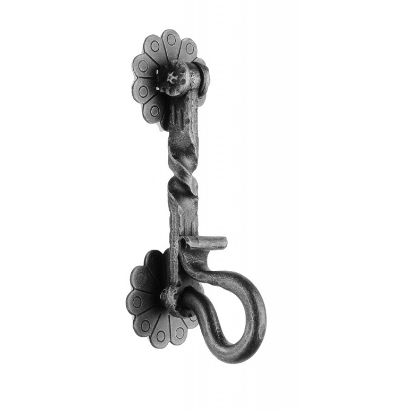 322 Door Knocker with Rosettes Galbusera Artistic Wrought Iron