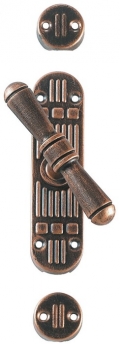 Cremonese Window Handle MP for External Rods in Wrought Iron