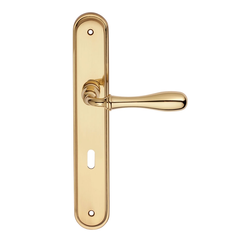 Beta Series Vintage forme Door Handle on Plate Frosio Bortolo Simple Design