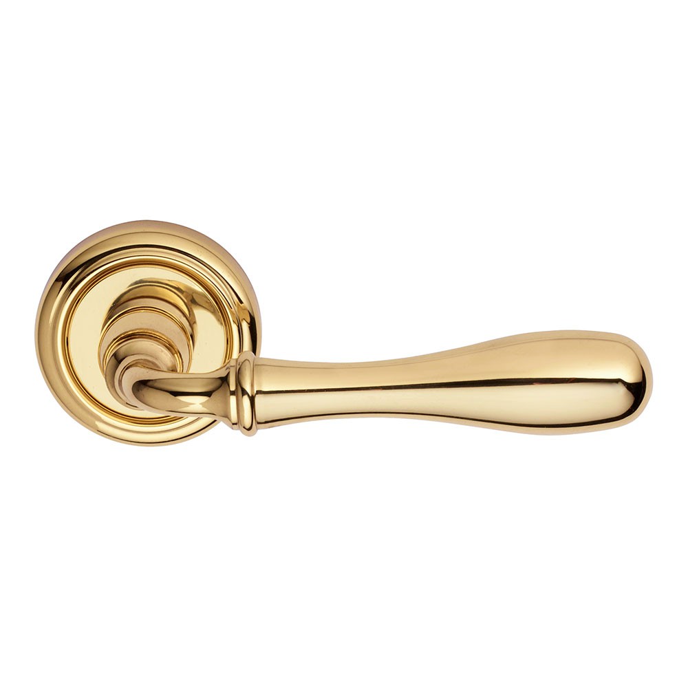 Beta Series Vintage forme Door Handle on Round Rosette Frosio Bortolo Simple Design