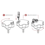 Blindy Key Security Knob with Key Anti-Burglary System Armour Doors and Windows