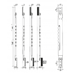 Opening Limiter Arm for Windows pba P70-AS2