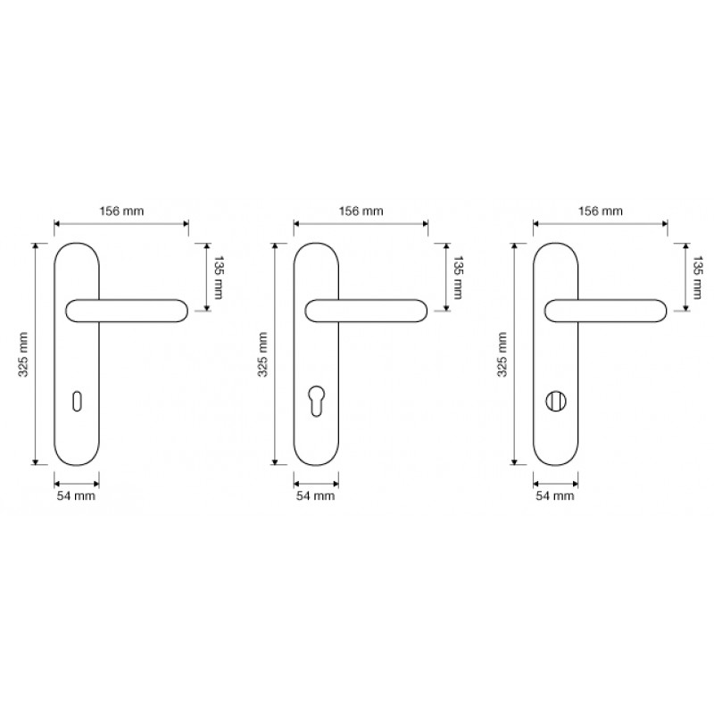 Brillant Crystal 1526 Door Handle on Plate Linea Calì Vintage