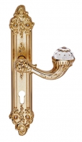 Brillant Crystal Linea Calì Door Handle on Plate