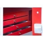 Brixia Uno Black White Free Standing Safe Bordogna with Electronic Lock