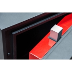 Brixia Uno Black White Free Standing Safe Bordogna with Electronic Lock