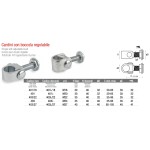 Adjustable Gate Hinge Adem with Smooth or Decorated Bush