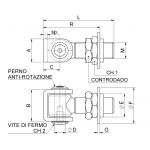 Adjustable U-Bolt Hinge Swing Gate Combiarialdo