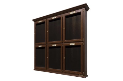 Low Thickness Wooden Mailbox Classic Line Flat
