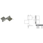 Adjustable Hinge for Armored Doors Right or Left Version