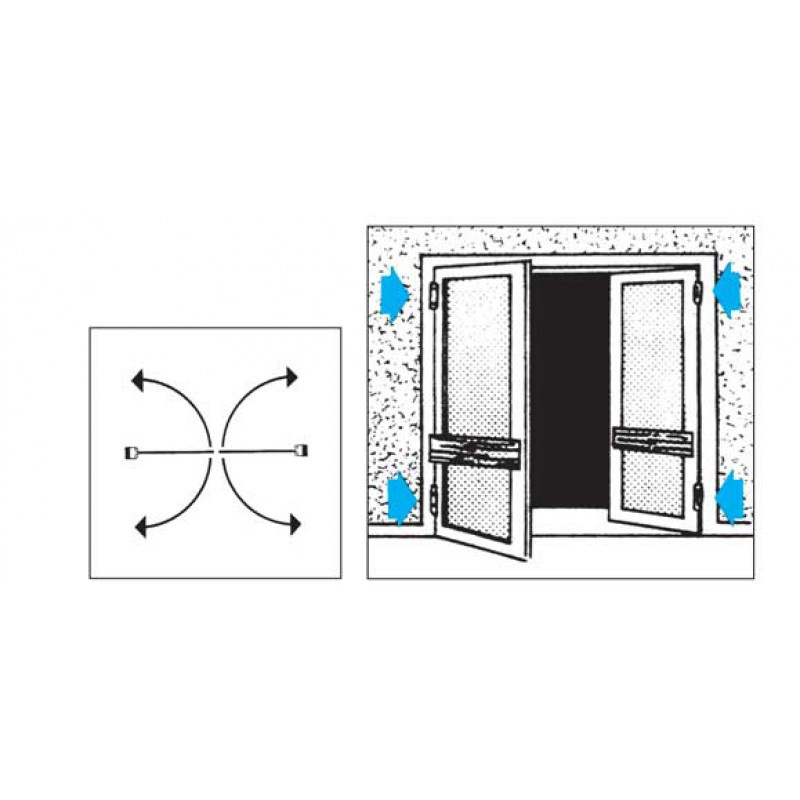 Double Acting Spring Hinge Boomer Type IBFM