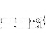 Hinges to Weld 2 Wings Removable Pin Steel IBFM