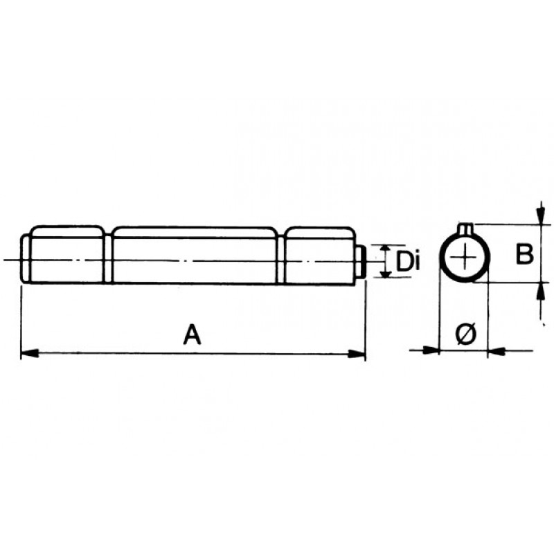 Hinges to Weld 3 Wings Removable Pin Steel IBFM