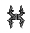 Double Hinge 145x110mm for Windows and Doors Galbusera Wrought Iron