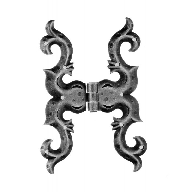 Double Hinge 200x140mm for Windows and Doors Galbusera Wrought Iron