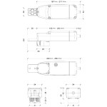 Chiaroscuro SL 80 230Vac Motor for Sliding Shutters