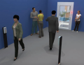 People Counter with Traffic Light for Shop Opera Presence Control