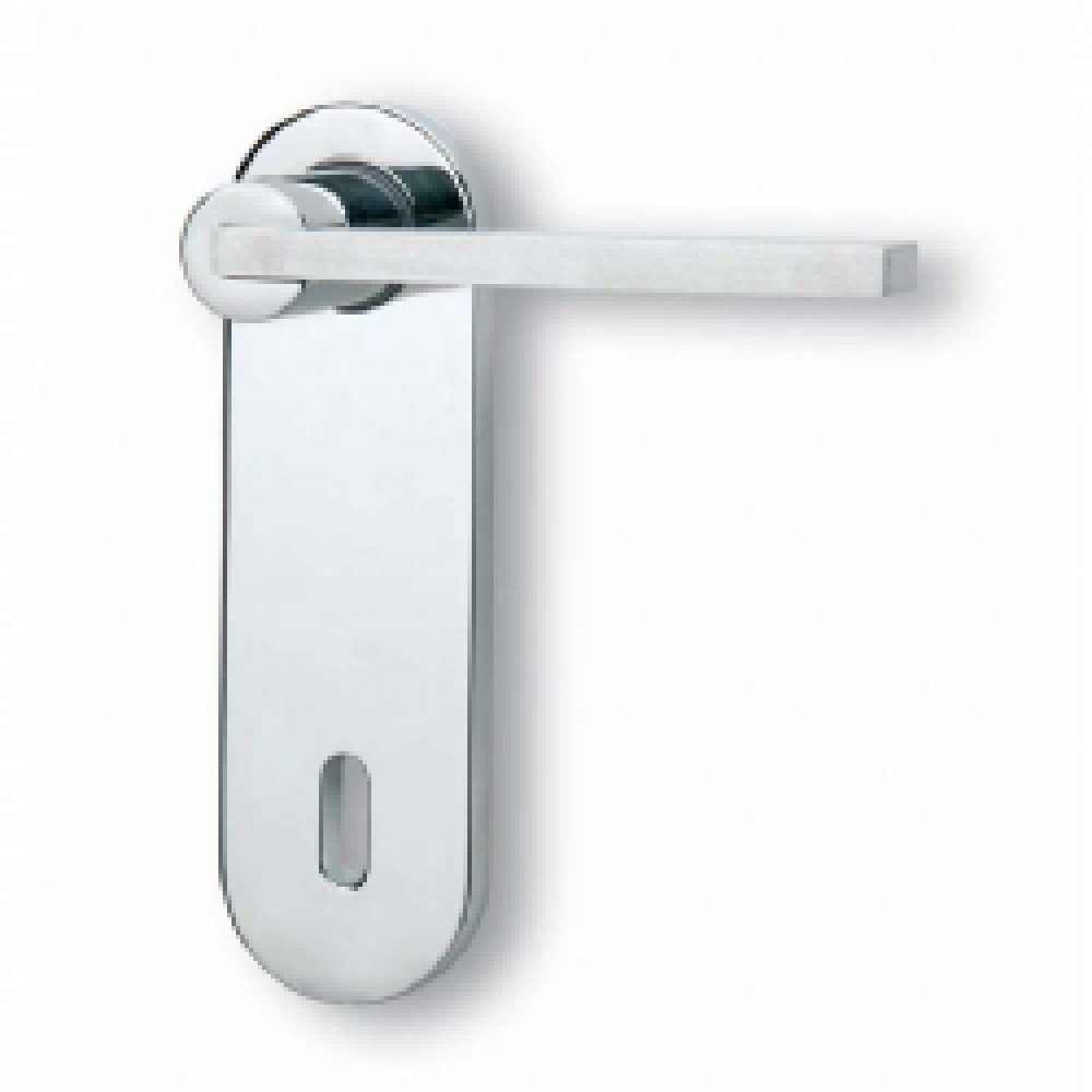 Pair of Ghidini Galileo OCL-M4/F1 Lever Handles with Plate