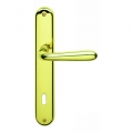 Pair of Lever Handles with Plate Ghidini Uno