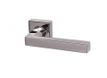 Pair of Ghidini Lever Handles GM07 ZCL with Roses and Escutcheons