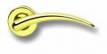 Pair of Ghidini Lord Lever Handles OLV M1 with Roses and Escutcheons