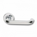 Pair of Ghidini Marzia Lever Handles OCL M4 with Roses and Escutcheons