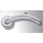 Pair of Ghidini Lever Handles Bella ZCL with Roses and Escutcheons