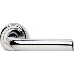 Pair of Ghidini Lever Handles Cinzia OCL M4 with Roses and Escutcheons