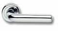 Pair of Ghidini Lever Handles Cinzia OCL M4 with Roses and Escutcheons