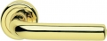 Pair of Ghidini Lever Handles Cinzia OLV M1 with Roses and Escutcheons