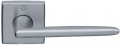 Pair of Ghidini Lever Handles Easy OCS M18 with Roses and Escutcheons