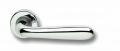 Pair of Ghidini Uno Lever Handles OCL M4 with Roses and Escutcheons