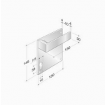 pba 2001.IT.PLA Pair of Handles in Stainless Steel AISI 316L