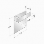 pba 2001.IT.PLA Pair of Handles in Stainless Steel AISI 316L