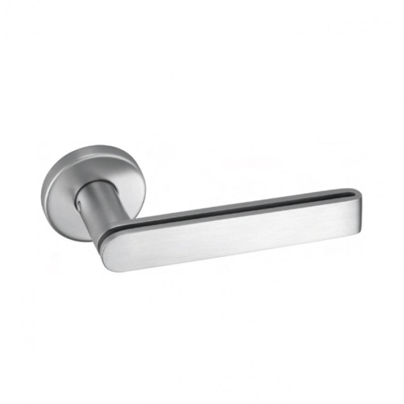 pba 2MM.015.00T8 Pair of Lever Handles in Stainless Steel AISI 316L