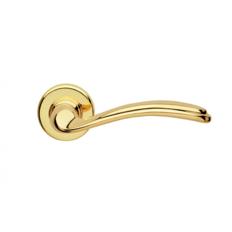 Cremona Handle on Round Rose Brass Pfs Pasini i-Design