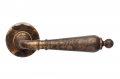 Linea Calì Florenzia Door Handle in Aged Brass