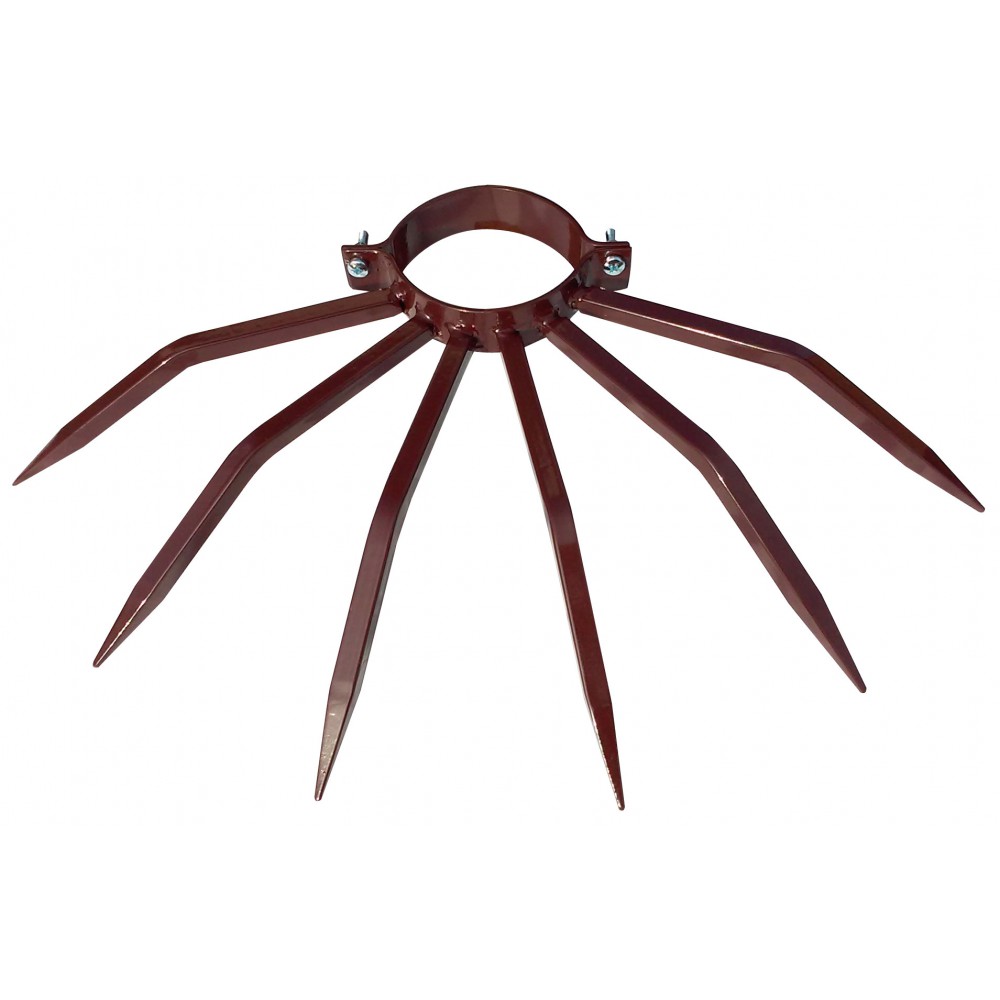 Theft Deterrent Diameter 100 mm Grimpo With Spikes to Install on Pipes and Gutters Against Thieves