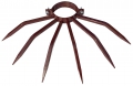 Theft Deterrent Diameter 100 mm Grimpo with Spikes to Install on Pipes and Gutters Against Thieves