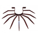 Anti-theft Bollard Diameter 80 100 120 mm Grimpo Dowel for Downpipes With Round and Square Section