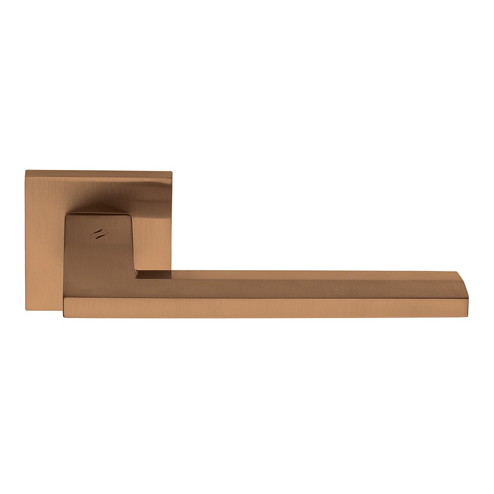 Electra Vintage Mat Finish Door Handle on Rosette with New York Style by Colombo Design
