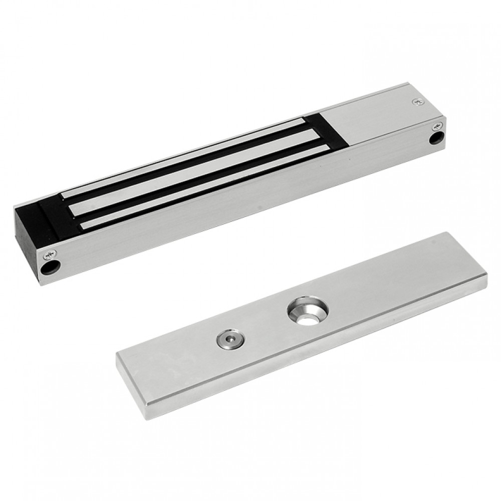 Micro Electromagnetic Lock 150 Kg Anodized Aluminium 12800 Opera Safety Series