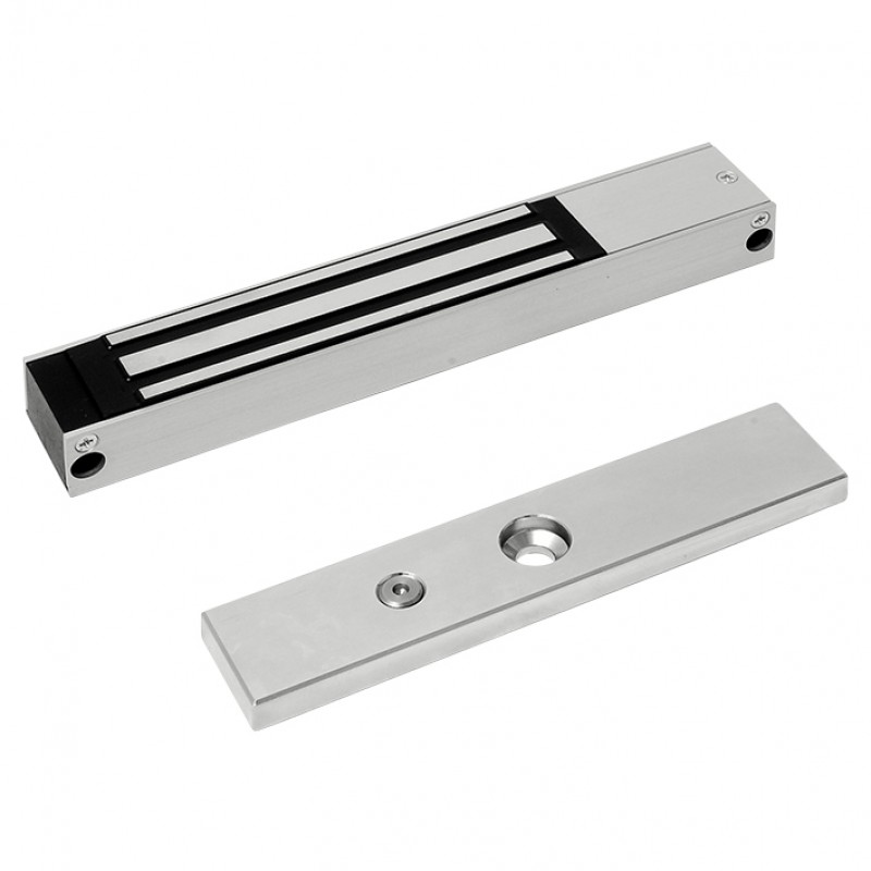 Micro Electromagnetic Lock 150 Kg Anodized Aluminium 12800 Opera Safety Series