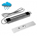 Micro Electromagnetic Lock 150 Kg in Stainless Steel 12500 Opera Safety Series