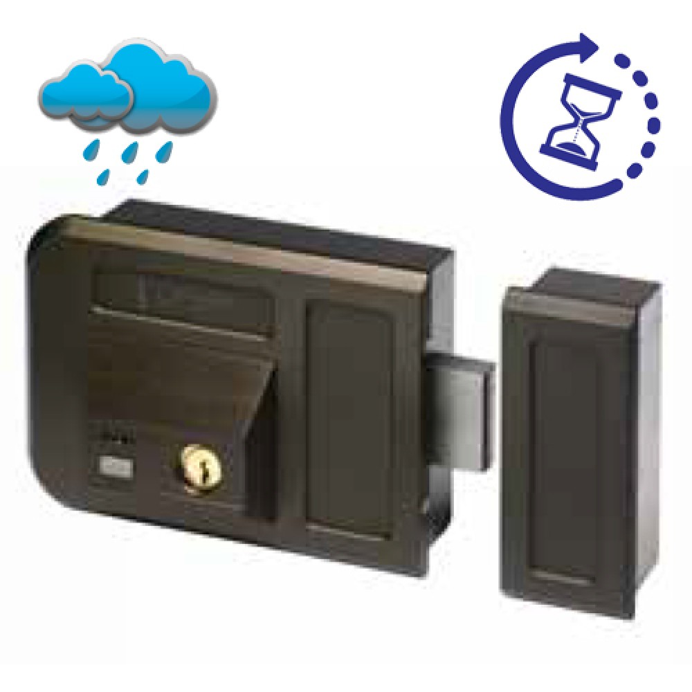 Bronze Electric Rim Lock With Key for Gates Doors 28001 Gate Lock Series Opera