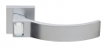 Elios Crystal Satin Chrome Door Handle on Rosette Linea Calì Crystal
