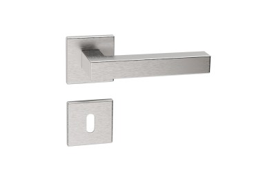 Genève Reguitti Door Handle in Slim Stainless Steel