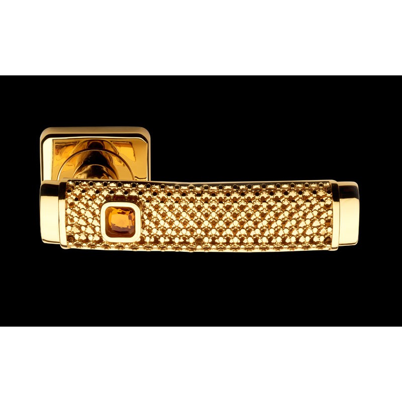 Gold Dream Jewellery PFS Pasini Door Handle with Rose and Escutcheon
