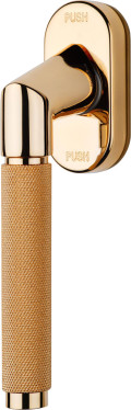 Grip Linea Calì Window Handle Modern Brass Collection